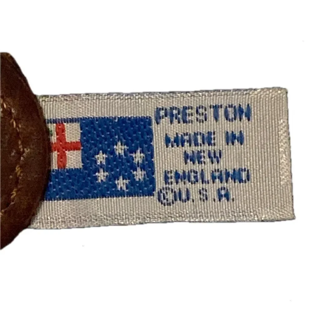 Preston Nautical Anchor Canvas Belt Blue Made In New England Size 40